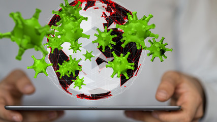 epidemic coronavirus 2019-nCoV, Novel Coronavirus Alert outbreak . Virus Covid 19-NCP. Spread of...