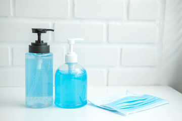 Alcohol gel Product clean wash hand sanitizer anti virus bacteria dirty skin care to prevent viruses and diseases