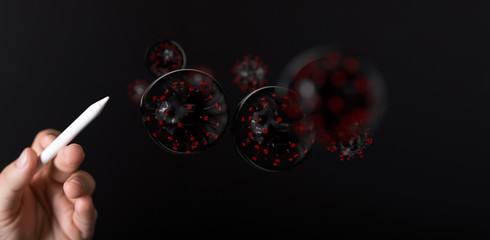 Virus  denoted is single-stranded protection virus..