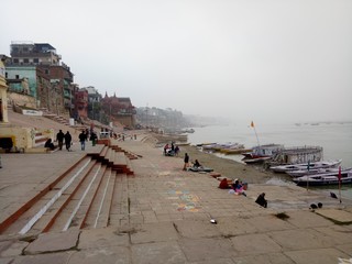 View of Varanasi and the Ganges River
