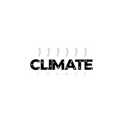 Design for celebrating Happy Earth Day with climate change concept