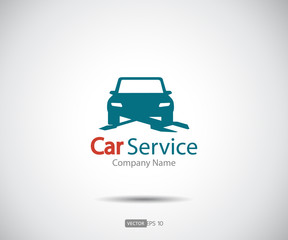 Obraz premium Car service icon, Auto Repair, Flat Maintenance logo design Vector illustration