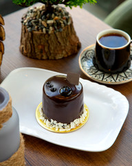 chocolade dessert on the table