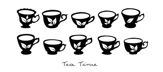 Tea Time. Hand drawn a cup of tea.	