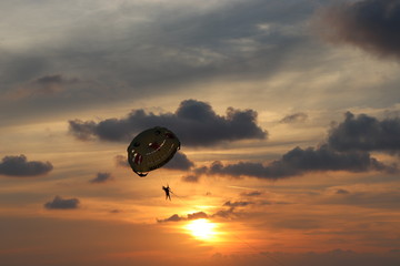 Wonderful sunset evenings in Thailand