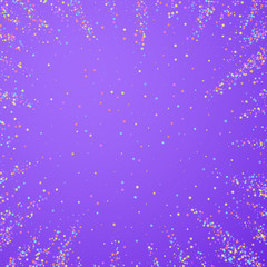 Festive confetti. Celebration stars. Colorful star