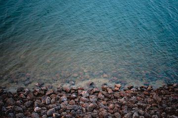rocks on the sea