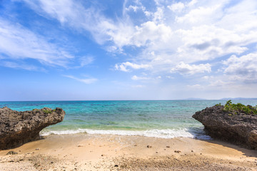 日本の国立公園・沖縄県石垣島の海岸