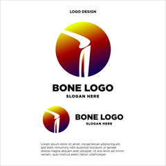 Bone Health logo designs concept, Bone Traetment logo template vector