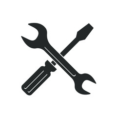 Screwdriver and Wrench Vector