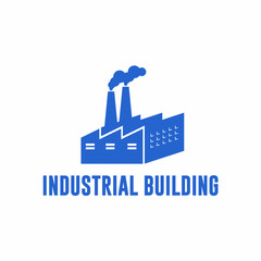 Obraz premium Industrial Building Icon Vector