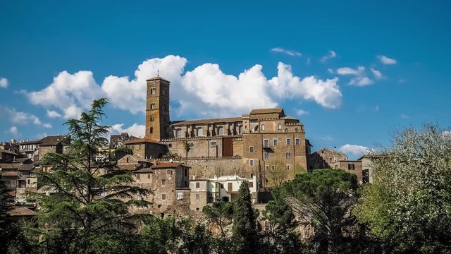 Timelapse of the cathedral of Santa Maria Assunta di Sutri, Viterbo