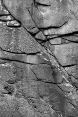 Strukturen im Fels im Bodetal