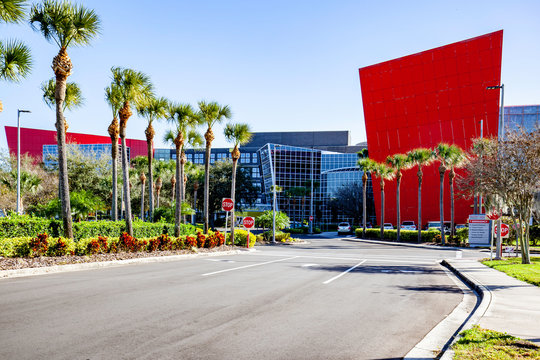 Ocoee, Florida, USA- January 21, 2020: Building of Health Central Hospital in Ocoee, Florida.