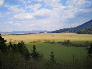 Fototapeta premium landscape with mountains