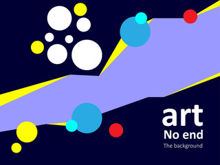 Abstract, colorful, geometric, with different shapes, circle, template for artistic design