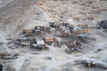  Balloon landscapes in Egypt at sunrise © moniadk