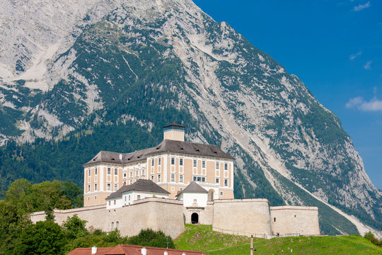 The Trautenfels castle at Stainach Irdning in the Austrian Ennstal