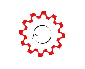 Infographics. Rotation sign, abstract movement, circulation of workflow. Illustration for dynamic process of business or your other ideas.