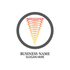 Tornado symbol vector illustration
