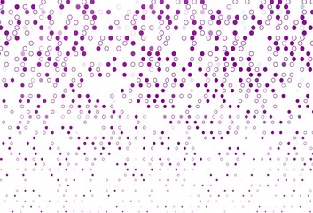 Light Purple vector backdrop with dots.