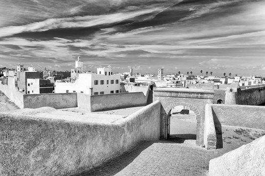Architectural detail of Mazagan, El Jadida, Morocco - a Portuguese Fortified Port City registered as a UNESCO World Heritage Site
