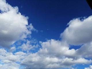 Obraz premium blue sky with clouds