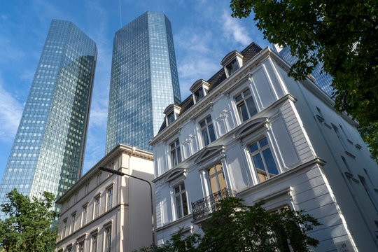 Frankfurt am Main Stadtteil Westend Bankenlage Altbau und Hochh&auml;user