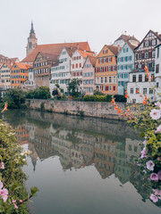 Tübingen Neckarbrücke in the summer