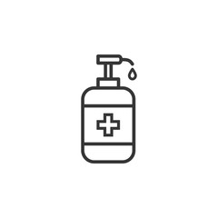 Hand Sanitizer Icon Vector Illustration
