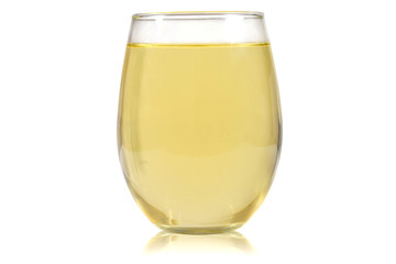 Stemless Wineglass Mockup Isolated on White Background with Clipping Path