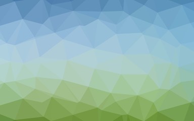 Fototapeta na wymiar Light Blue, Green vector abstract polygonal cover. An elegant bright illustration with gradient. Brand new design for your business.