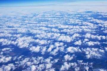 Wolkendecke von oben