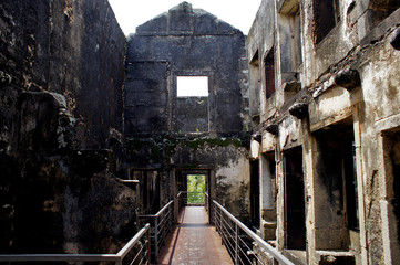 Fototapeta na wymiar Ruins of Garcia Dávila Castle
