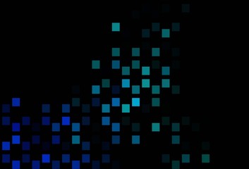 Dark BLUE vector template with square style.