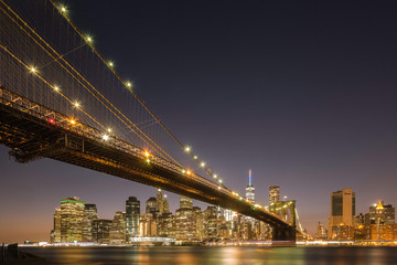 Fototapeta na wymiar Brooklyn Bridge Manhattan