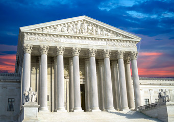 Obraz premium Supreme Court building in Washington, DC, United States of America