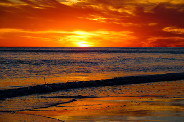 Sunset Over The Gulf Of Mexico, Destin, Florida
