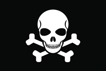 skull and crossbones vector