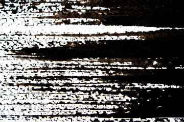Black Paint Lines Scrapes on White Background