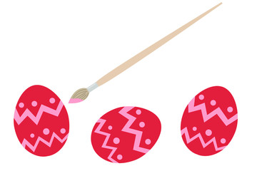 painted easter eggs