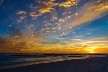 Obraz premium Sunset Over The Gulf Of Mexico, Destin, Florida 