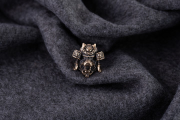 Moscow, Russia - 02/25/2019:
Fasteners for bracelets made of silver and paracord, for men and women