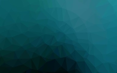 Light BLUE vector blurry triangle texture. A sample with polygonal shapes. Template for your brand book.