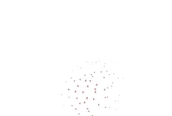 Light Green, Red vector background with curved circles.