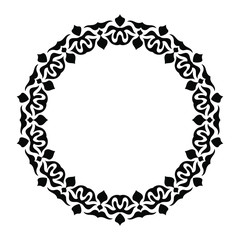 round frame made of heart shape