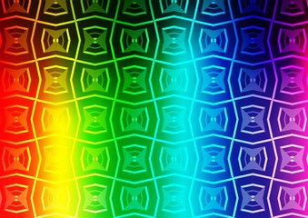 Light Multicolor, Rainbow vector pattern with narrow lines. Shining colored illustration with narrow lines. Pattern for ads, posters, banners.