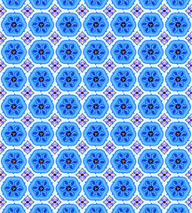 Gorgeous ornamental pattern with colorful background