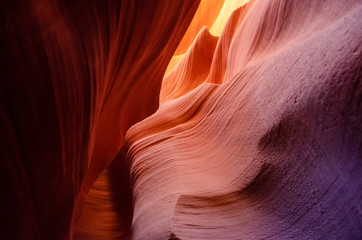 Beautiful Antelope canyon,&nbsp;Navajo land east of Page, USA