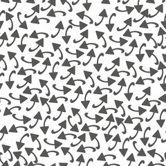 Vector arrows seamless pattern on white backround.EPS 10